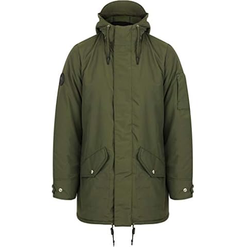 Tokyo Laundry Eskell Khaki Hooded Coat Cover
