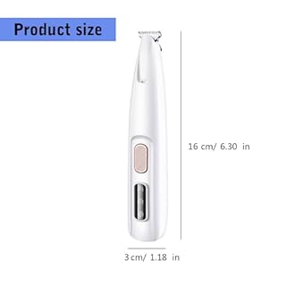 Comodo Pet Paws Rasoio Trimmer Capelli con LED Elettrico Trimmer Capelli Rasoio Professionale per Gatti Zampe