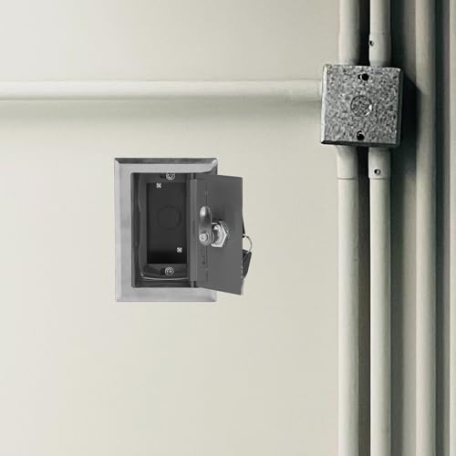Boîtier en acier inoxydable de commutation manuelle extérieure pour automatisme garage - 5