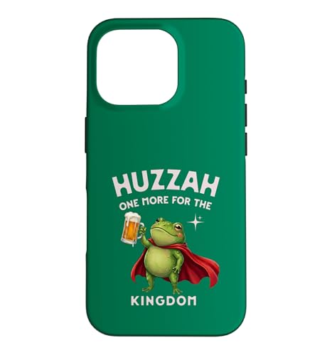 Funny Frog Knight Huzzah For The Kingdom�r�[���G�[�������݁B �X�}�z�P�[�X iPhone 16 Pro �p