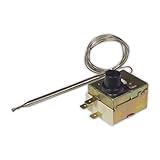  DOJA Industrial  Termostato 238° con Rearme IMIT  Temp. 238° con R Bulbo 98 mm diámetro 5 mm Inox
