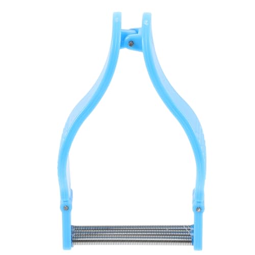 Amosfun Depiladora Facial de Resorte para Mujeres, Removedor de Vello en Mentón y Labio Superior, Herramienta Portátil para Depilación Precisa del Rostro, Color Azul