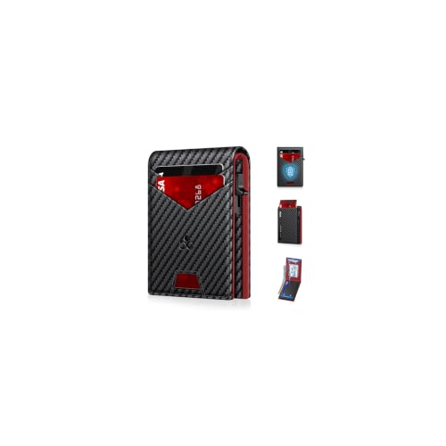 Wallet for Men RFID Blocking Minimalist Card Holder Wallet for 12-14 Cards