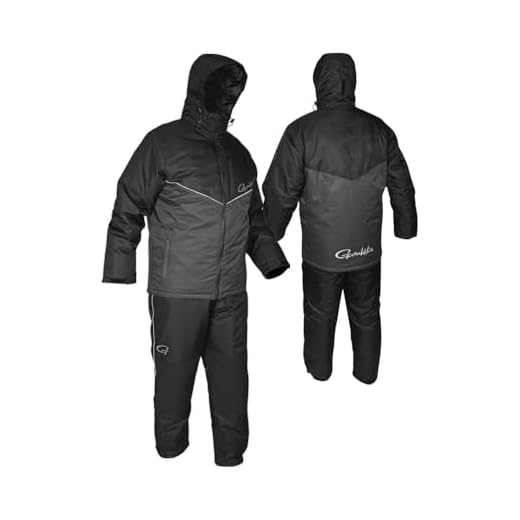 Gamakatsu G-Thermo Pro T140 Thermoanzug - Wasserdichter Winteranzug mit 3M Thinsulate Isolierung und Fleecefutter - Ideal für Winter Outdoor-Aktivitäten, Angeln und Camping (XL)