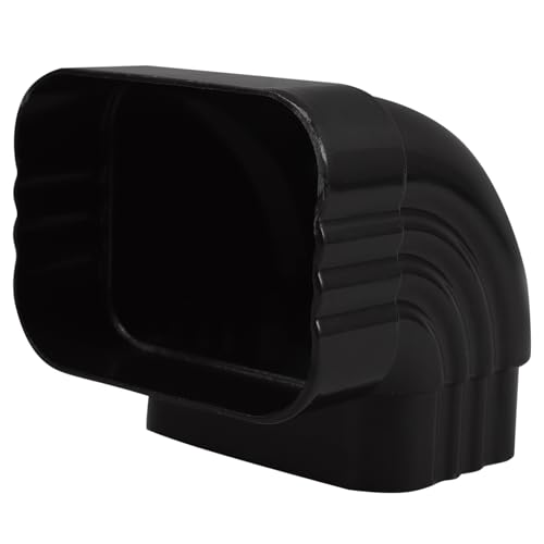 KITANDOVE Replacement Rain Elbow Downspout Elbow Adapter Metal Fitting Connector Plug Stable Construction