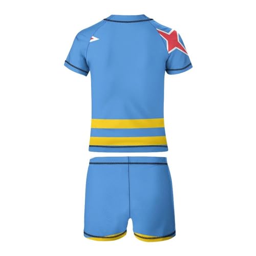 Aruba FlagChildren's Casual Swimsuit Set - Simple and Versatile7-9Y（120cm）3