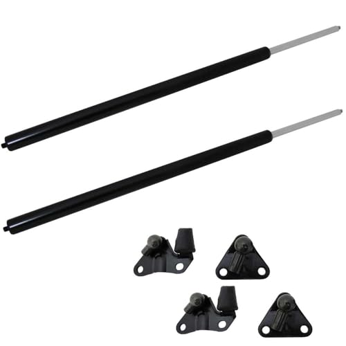 ハイエース 200系 1から4型 標準ボディ 標準ルーフ用 リアゲートダンパー 左右2本セット ブラック 互換品