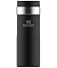 Stanley NeverLeak Travel Mug .35L / 12OZ Matte Black – Étanche - Gobelet à Café, Thé et Eau - Sans BPA - Tasse isotherme en Inox - Couvercle rotatif fermé protégeant le contenu - Va au Lave-Vaisselle