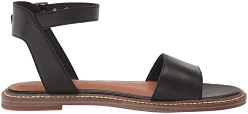 Lucky Brand Women's Kimaya Ankle Strap Sandal Flat, Black, 7.5 | Image 5