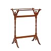Powell furniture boonie oak finished blanketquilt rack by powell  urban country home decor