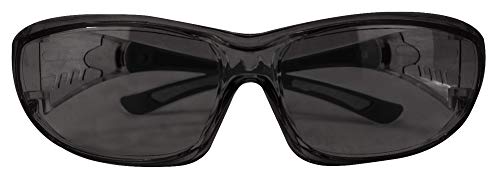 Safe Handler Primex Ir5 Safety Glasses – Ir5, Black Dark Green, Anti-Scratch Anti Fog Wrap Around Lens, Frameless, Adjustable, Built-In Side Shields, Uv Protection, Ansi Z87, Ir Shade Filter 5.0 #TOP24