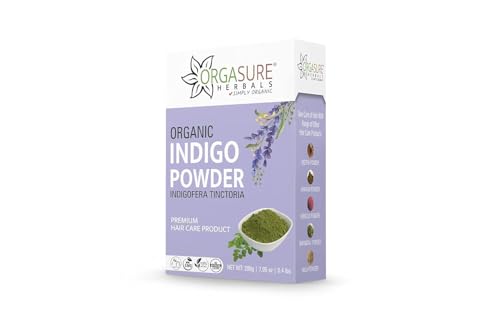 Indigo Powder for Black Hair | Herbal Hair Colour Dye | Indigo Dry Leaves Powder | Neel Patti Powder | (Indigofera Tinctoria) - 200gm
