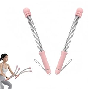 Adjustable Ropeless Battle Ropes for Men & Women,Space Saving Home Gym Equipment for Full Body Workout & Fat Burning (pink)