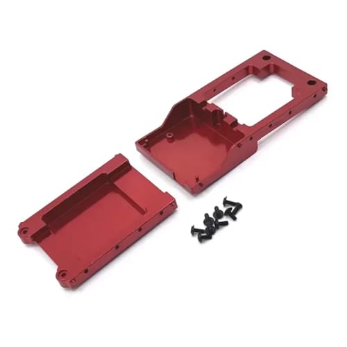Support de servo MN78 en métal rouge pour voiture RC 1/12