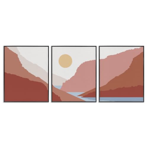 Stupell Industries Southwestern Stream Flowing Mountain Landscape Collage,Design by Urban Epiphany