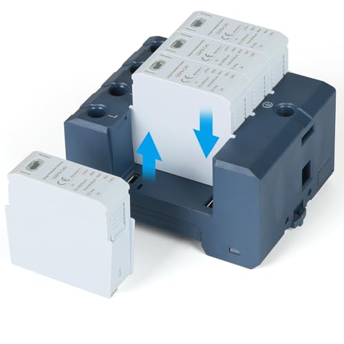 Jadeshay Dispositivo de Protección contra Sobretensiones, Dispositivo de Baja Tensión para Hogar 4P 40KA 275V