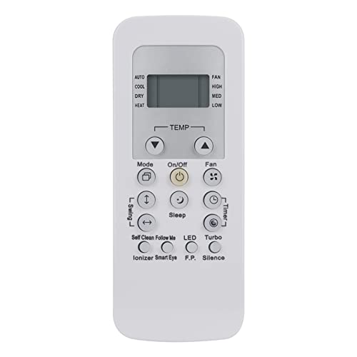 Mando Aire Acondicionado Compatible con Carrier A/C AC RG56/BGEF-CA RG56/BGEFU1-CA 42QHF025 38QHF025 42QHF036 38QHF036 42QHF050 38QHF050 42QHF060 38QHF060 42QHF065 38QHF065 42QHF080 8QHF080