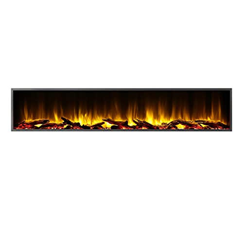 Dynasty Harmony BEF Realistic Linear Electric Fireplace with Multicolor