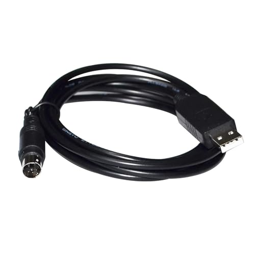 USB to MINI DIN 5 PIN MD5 MALE CONVERTER SERIAL COMMUNICATION CABLE for TOUCHSCREEN TOOL PORT(1.8M)