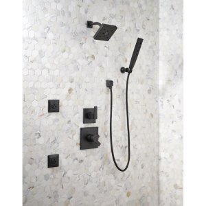 Delta Faucet 50570-Bl Showeringcomponents Square Wall Elbow For Hand Shower, Matte Black #TOP1