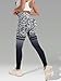 ZERAOKE Women Leopard Print Stretch Seamless Yoga Pants High-Waist Hip Lift Breathable Quick-Drying Fitness Running Leggings-Gray-L