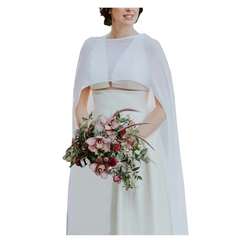 Wedding Shawl Wedding Bridal Long Cape Dinner Party Formal Lady Cloak O-neck Prom Women Shawl High-low