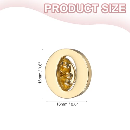 Image of PATIKIL Letter Lapel Pins, Initial Alphabet Collar Pins Letter Brooch Pins for Women Men Shirt Dress Suits