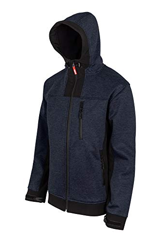 Veste softshell bleu chiné vêtement technique de protection Velilla taille L - 4