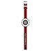 Pebble Technology Corp Smartwatch for iPhone/Android Smartphone - Silver/red