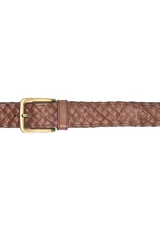 Frye Men's Leather Woven Belt3
