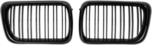 Calandre double pont BMW E36 LCI noir brillant pour calandre de course avant 1996-1999