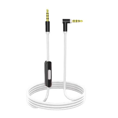 baolongking Cable de Repuesto para Auriculares Dr Dre Beats Monster con Mando a Distancia Pro Solo Studio … (blanco)
