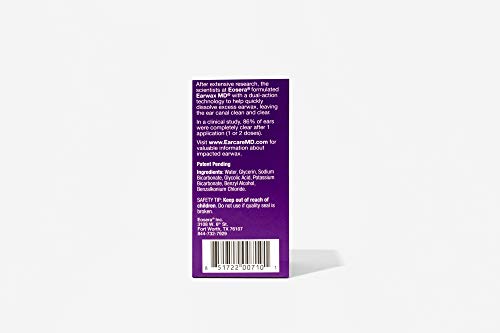 EARWAX MD for Kids, Ear Wax Removal Kit and Ear Cleaning Tool, Includes Ear Wax Dissolving Drops and Rinsing Bulb - Thumbnail 3