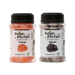 Indian Kitchen Combo Pack of Orange Candy 225g and Masala Candy 225g (Pack of 2) (B0CCSHQ7GT) Amazon Price History, Amazon Price Tracker
