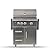 Coyote S-Series Natural Gas Grill, 30-in. 3-Burner Freestanding Grill with RapidSear Infrared Burner & Rotisserie - C2SL30NG-FS