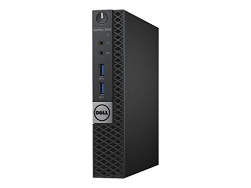 Image of Dell XPWC6 OptiPlex 3040 Micro Desktop, Intel Pentium G4400T, 4GB RAM, 500GB HDD, Black