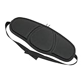 Healvian Adjustable Inflatable Kayak Backrest Cushion, Non-Slip Black Back Support Pad for Fishing and Inflatable Boats, Universal Kayak Seat Back Mat for Water Sports - Image 1