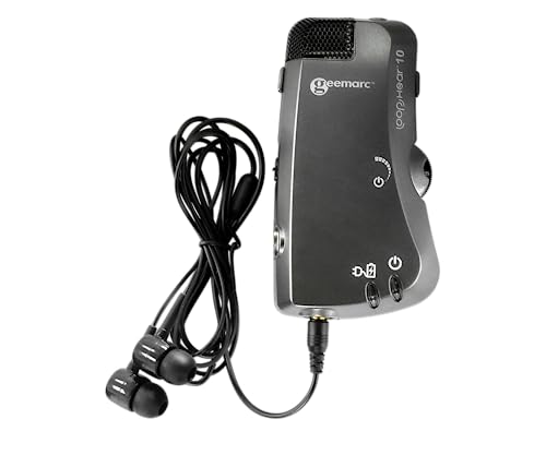 Geemarc LH10 - Dispositivo de Escucha para Amplificar los Sonidos Ambientales - Uso con Bucles Magnéticos - Ideal para Mayores