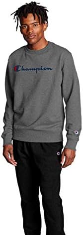 champion men's graphic powerblend fleece crew