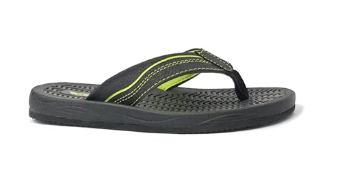 Image of REDVOLUTION New Boys' Beach Sandal TRIBAL Tattoo | Geometric Bali Flip-Flop Sandals