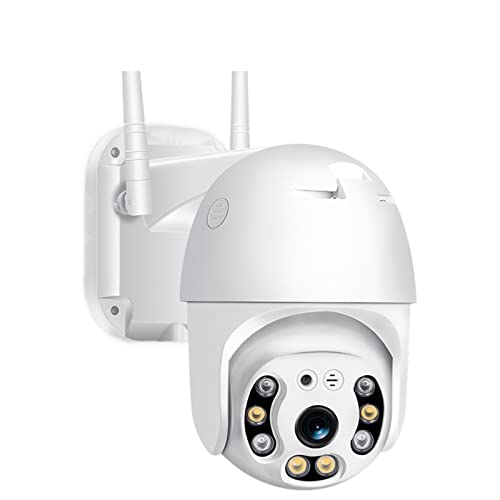 Cámara de Seguridad, Cámara con Tarjeta SIM 4G 3MP PTZ 5X Zoom Digital Cámara IP inalámbrica 1080P 2MP Ai Detección Humana Seguridad Cámara de vigilancia al Aire Libre(4G 1080P 32G Card)