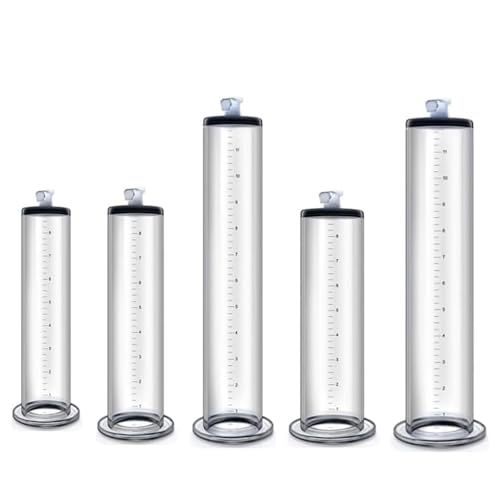 NAIXBTY Zubehör für Penispumpen SM Transparentes Rundrohr mit Skala,Potenzsteigerung Penisverlängerung Erektion Impotenzhilfe Penisvergrößerung Vakuumpumpe Sex-Spielzeug für Männer (A : 22.9 * 4.4cm)