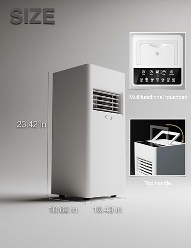 MOFBEAWK R290 Eco Hoseless Portable Air Conditioner, 4000 BTU Real Compressor AC Unit (Not Evaporative), No Exhaust Hose Needed, 400W Low Wattage Spot Cooler for Camping, RV, Pets & Small Room - Image 7