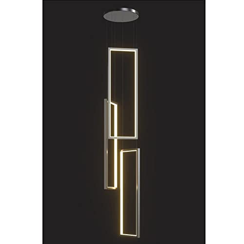 LED Moderne rectangulaire 100W variable avec télécommande pour ajuster l'ambiance de la salle