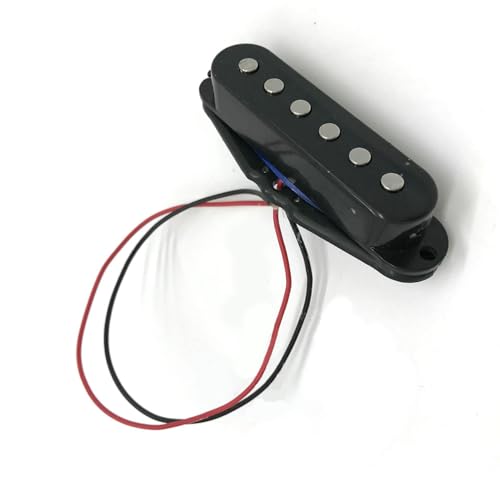 エレキギターアクセサリー エレキギターシングルピックアップ エレキギターシングルコイルピックアップ ピックアップ 楽器アクセサリ(Black)