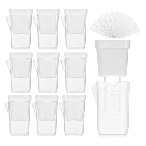Macetas pequeñas de autorriego, estructura transpirable, 9,5 x 4,6 cm, pequeñas macetas plásticas transparentes, mini macetas de autorriego, diseño de monitoreo de raíces, para plántulas, esquejes