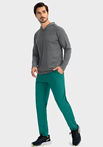 G Gradual Men's Sweatpants With Zipper Pockets Tapered Joggers For Men Athletic Pants For Workout, Jogging, Running (Green, Xx-Large) #TOP5