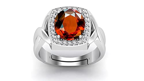 Bague Grenat hessonite réglable pour harmoniser vos énergies