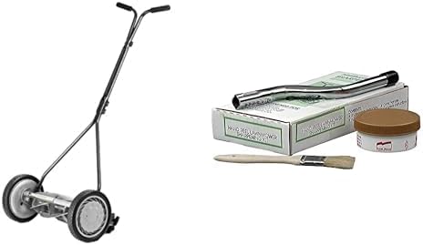 American Lawn Mower 1815-18 18-Inch 5-Blade Push Reel Lawn Mower with SK-1 Compound Sharpening Kit Bundle