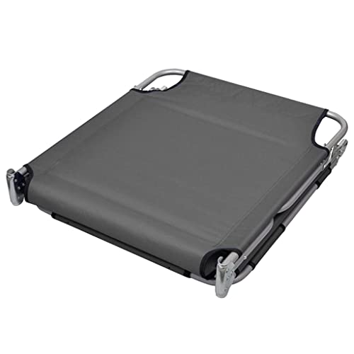 Outdoor Lounge Chair,Beach Pool Sunbathing Chairs,Lawn Lounger Recliner Chair Outside Tanning Chairs With Arm For All Weather, Foldable Sunlounger With Head Cushion Adjustable Backrest Gray #TOP3